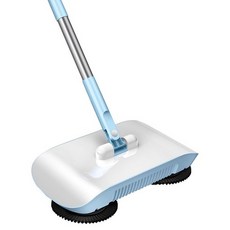 TUTU FEEL 무선 물걸레 청소기 가정용 바닥청소 밀대걸레 무동력청소기, 블루