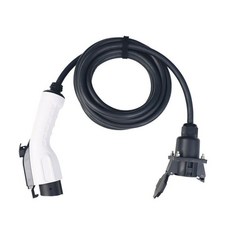 충전선 전기차 충전기 가정용 벽걸이 어댑터 연장 커넥터, 8m 케이블 포함 32A, 1mAh, 1개