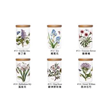 Portmeirion 7吋(18cm)密封罐 經典植物園系列, 1個, Sweet William西洋石竹