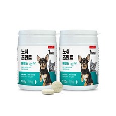 노쉬 조인트에이드 강아지 고양이 관절영양제 2병, 120정, 뼈/관절강화