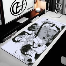 주술회전 옷코츠 유타 게이밍 마우스 패드 데스크테리어 소품 애니 굿즈, 600x300x2mm, BLACK2
