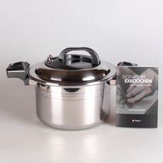 알텐바흐 저압냄비 엑스쿠첸 멀티쿡 대용량 무수분 압력솥, 실버, 1개, 7L