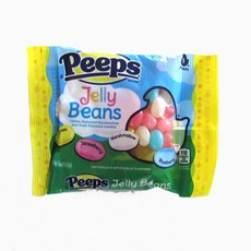 핍스 (1봉) 부활절 젤리 빈 캔디 - 4가지 맛 - 레몬 Peeps (1 Bag) Easter Jelly Beans Candy - 4 Flavors - Lemon Strawb, 1개, 113g