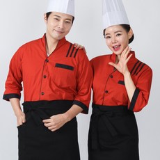 웰컴가운 칠부 어깨줄 조리복 위생복 쿡복 쉐프복 주방유니폼 FC25