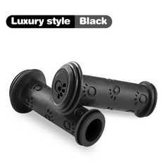 자전거 핸들 슬리브 미끄럼 방지 고무 그립 액세서리 사이클링 장비, 02 싱글 패스 블랙 페어, 1개