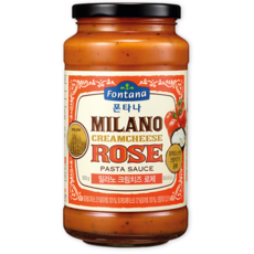 폰타나 밀라노 크림치즈 로제 파스타소스, 600g, 10개