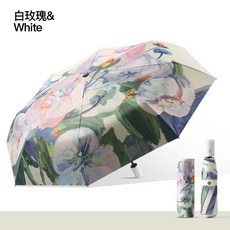 美度 全自動印花油畫摺疊晴雨傘