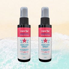 뷰오케이 물안경 수경 스노쿨링 김서림 방지 안티포그액, 2개, 60ml