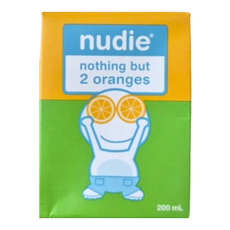 Nudie 누디 주스 나팅벗 오렌지, 40개, 200ml