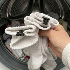 편한생활연구소 짝맞출 필요없는 양말 클립, 10개, 블랙