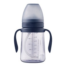 마더케이 베이직 PPSU 추 빨대컵 200ml, 3개, 네이비