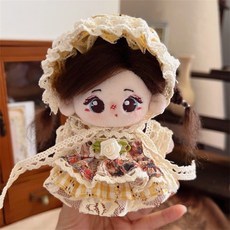 10cm 20cm 인형옷 드레스 모자 인형 아이돌인형 봉제인형옷 봉제인형 꾸미기, 20cm 인형 전용 (인형 제외), 따뜻한 해바라기 - 10cm