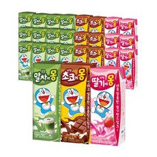 남양 초코에몽 190ml 6팩 + 딸기에몽 190ml 6팩 + 말차에몽 190ml 12팩
