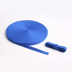 방구석상인 헤링본 면 테이프 끈 45m, 1개, 블루-10mm