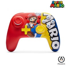 【PowerA】 任天堂官方授權 增強款無線遊戲手把(NSGP0295-01)-Nano瑪利歐勝利時刻, 1個, NSGP0295-01