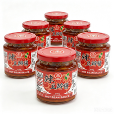 天府牌 辣豆瓣醬 純素 無防腐劑, 275g, 6個, 275g