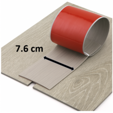 평몰딩 pvc걸레받이 몰딩 붙이는 문턱 몰딩 굽도리, 1개, 회색나무결 1m x 7.6cm