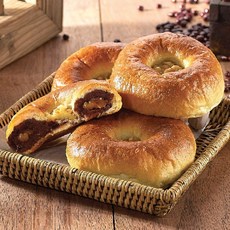 천안호두과자본점 유기농 밀 호두 통 단팥빵, 5개, 100g