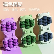 足底按摩滾輪 穴位按摩器, 1個, 紫色