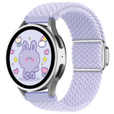 아이메이드잇 갤럭시워치 솔로루프 마그네틱 스트랩, 라벤더, 1개