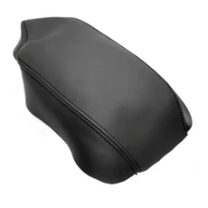 BMW 호환 3 시리즈 F30 2004-2012 2013-2018 2019-2024 차량용 센터 콘솔 뚜껑 암레스트 커버 가죽, 04 Black F30 2004 2012