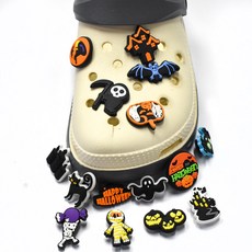 남녀공용 호러 할로윈 신발 액세서리 부품 세트