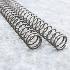2pcs 스프링 65 Mn 망간 고 탄소강 길이 300mm Y 자형 소프트 압력 리턴 긴 원통형 코일, 04 0.8mm, 01 300mm-2pcs, 16 5mm