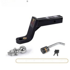 트레일러 히치볼 보트 견인 볼마운트 리시버 렉카, 1개, 5인치 + 유럽식 50mm 볼 조인트 + 잠금