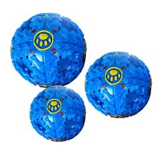 耐咬狗狗玩具球，趣味紋理，鮮豔色彩，可填充零食, 藍色, 1個