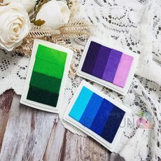 4색 스탬프패드 B 스템프패드 스탬프잉크 도장잉크패드 도장잉크 도장패드, 1개, 기본