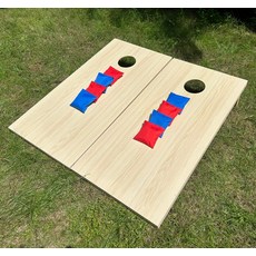 학교운동회 모래주머니 콩던지기게임 단체게임 콘홀, 1개, 120x60cm 15x15cm 8개