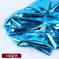 계량기 스판덱스 반사 원단 의류 모자 선물 패키지 수제 DIY 바느질 천 부드럽고 반짝이는 흰색 4 가지 방, 15 10 blue, 1개