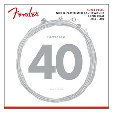 Fender 7250 Bass Strings Nickel Plated Steel Long Scale 7250L .040-.100 일렉트릭베이스 현, 1개