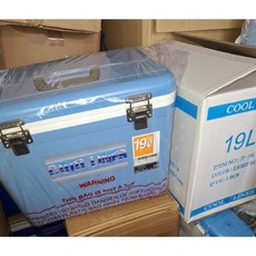 Cool Liner 19L 釣魚冰箱 側邊可掛幫浦 有打氣孔, 1個, 12L