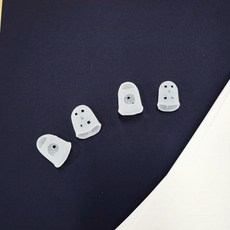 굿쇼핑 실리콘 손가락 보호 골무 중형, 1개, 투명