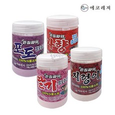 에코레져 흔들파워 / 딸기 지렁이 포도 사향 흔들이 민물 떡밥, 1개