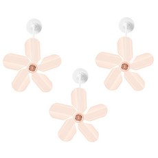 편안한 공기 흐름 제어에 적합한 3PCS 윈드실드 배플 플라스틱 텍스처, 주황색