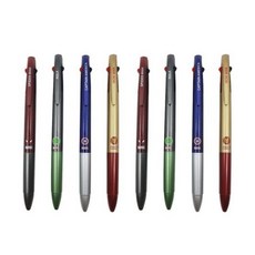 1977아토 마블 캐릭터 3색 볼펜 4종 0.7mm, 믹스컬러, 2세트