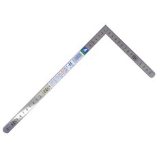 신와 측정 (Shinwa Sokutei) 곡자 소형 평 스텐 30×15cm 뒷면 각목 12114, 1