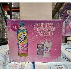 탐스 파인애플 제로 티니핑 600MLX8, 8개, 600ml