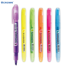 [크라운] 과일 향이 나는 향기나 형광펜 사각닙 4mm, 블루베리, 10개
