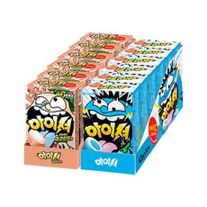 오리온 아이셔 야쿠르트맛+소다맛 42g 6개씩 (총 12개)