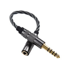 스테레오3극 3.5 스피커 케이블 입력 5극 4.4 변환 케이블 젠더 고급형 밸런스, 1개