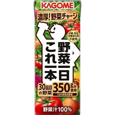 카고메 야채 하루 이것 하나 200ml 종이 팩 × 24 개 입