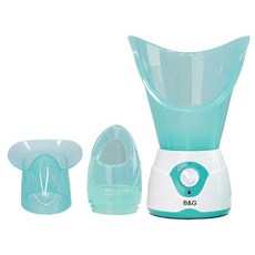 스팀기 얼굴 스티머 보습기 피부 미용 탄력 페이스, 상세페이지 참고, 블루 516 코와 얼굴 2 마스크