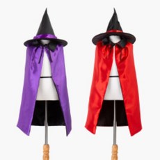 할로윈데이 코스튬 복장 할로윈마녀망토 모자세트 할로윈코스튬유아 아동