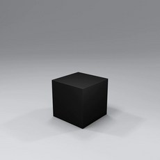 스튜디오단상 발받침 발판 촬영용 단상 피팅룸 촬영, 1개, 무광블랙 35x35x40