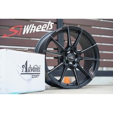 FK鋁圈 18吋 5/114.3 MAT18 平光黑車碗肋骨銑削 鋁合金輪圈, 1個