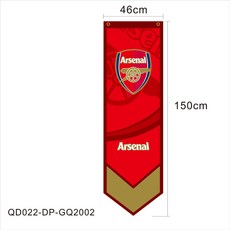 레알마드리드 깃발 오각형 46X150CM 유럽축구 실내 장식 벽걸이 배너 응원 인테리어, 46x150cm qd022 dp gq2002, 1개