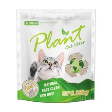 微光貓咪生活 寵愛物語 Plant 輕植系貓砂極細型(原味) 貓砂 14LB 6.35KG/包, 1個